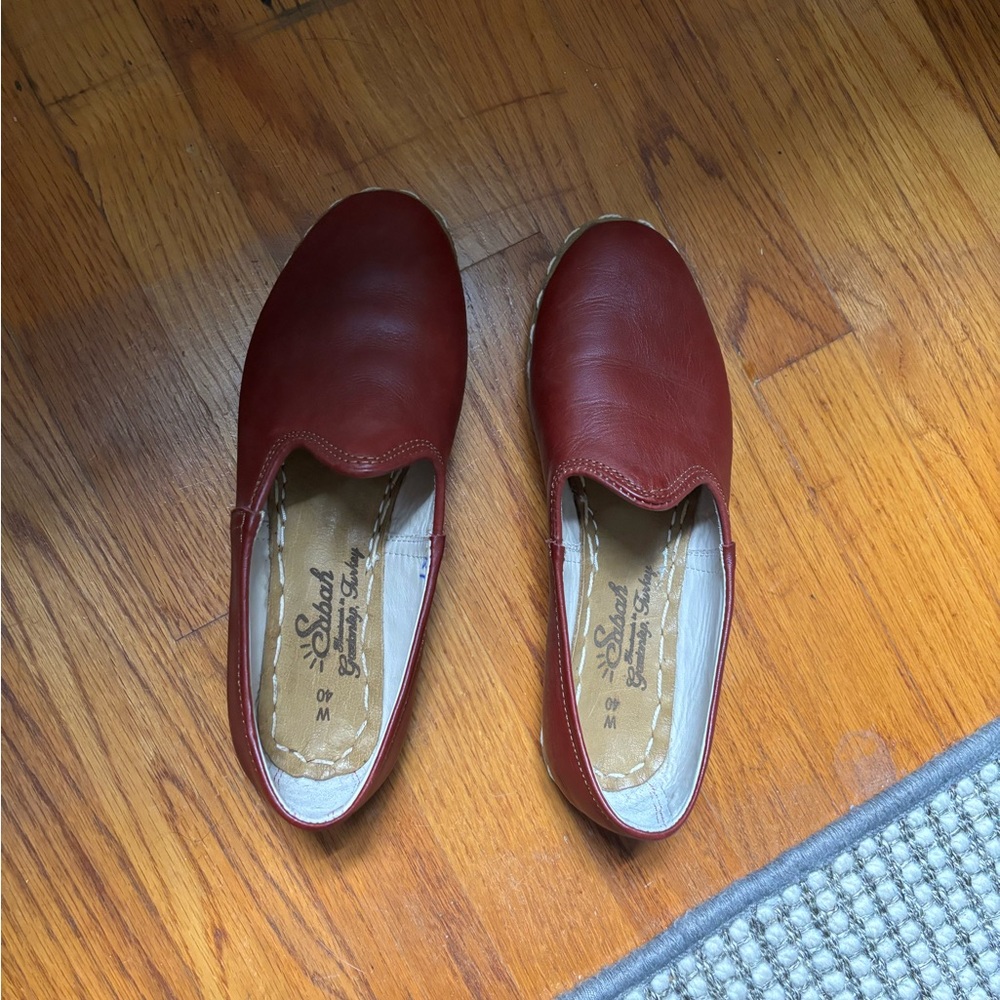 Maroon Sabah Slip On Shoes